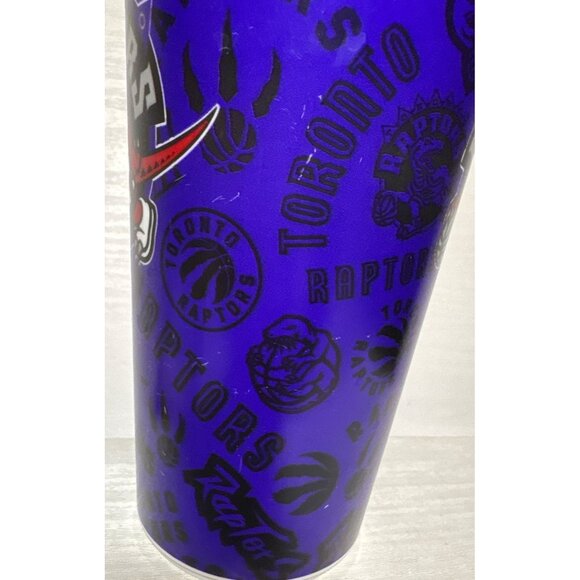 Toronto Raptors Vintage Travel Mug With Lid By Whirley DrinkWorks! Purple Black - Picture 8 of 8